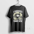 Original I Survived Todays Tummy Ache Cat Soldier Unisex T-shirt, Sweatshirt, Hoodie, Long Sleeve Tee - T-Shirt, Sweatshirt, Hoodie