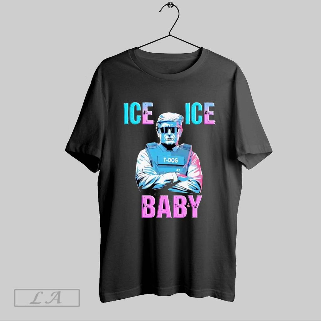 Original Ice Ice Baby Donald Trump T Dog Bulletproof Vest Unisex T-shirt, Sweatshirt, Hoodie, Long Sleeve Tee - T-Shirt, Sweatshirt, Hoodie
