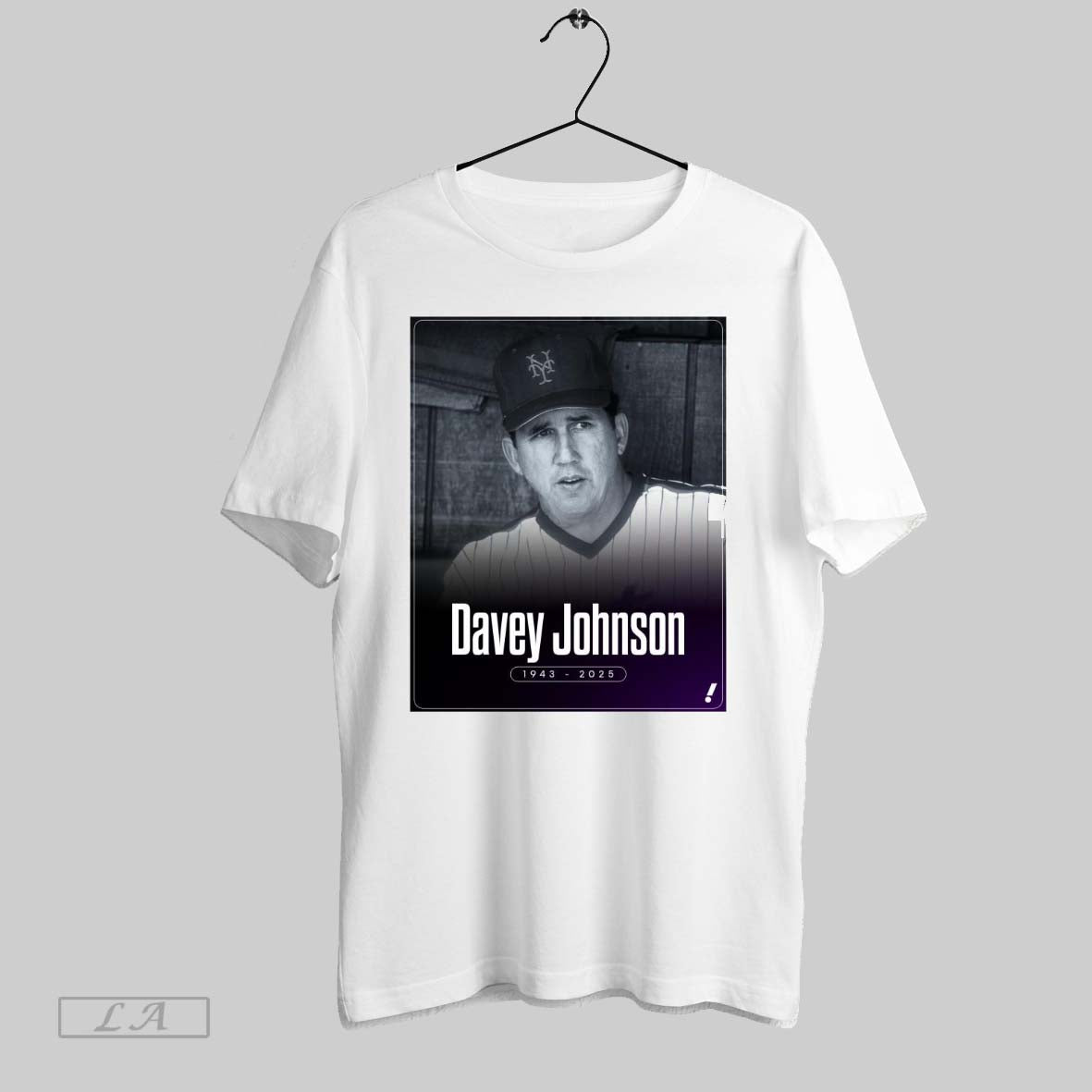 Original In Memory Of Davey Johnson 1943 2025 A Legendary All Star And World Series Unisex T-shirt, Sweatshirt, Hoodie, Long Sleeve Tee - T-Shirt, Sweatshirt, Hoodie