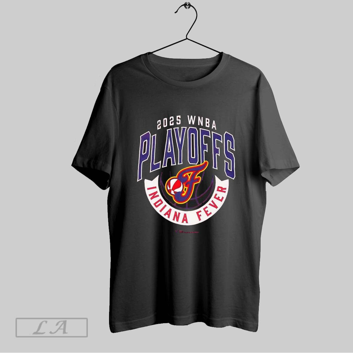 Original Indiana Fever 2025 Wnba Playoff Logo Unisex T-shirt, Sweatshirt, Hoodie, Long Sleeve Tee - T-Shirt, Sweatshirt, Hoodie