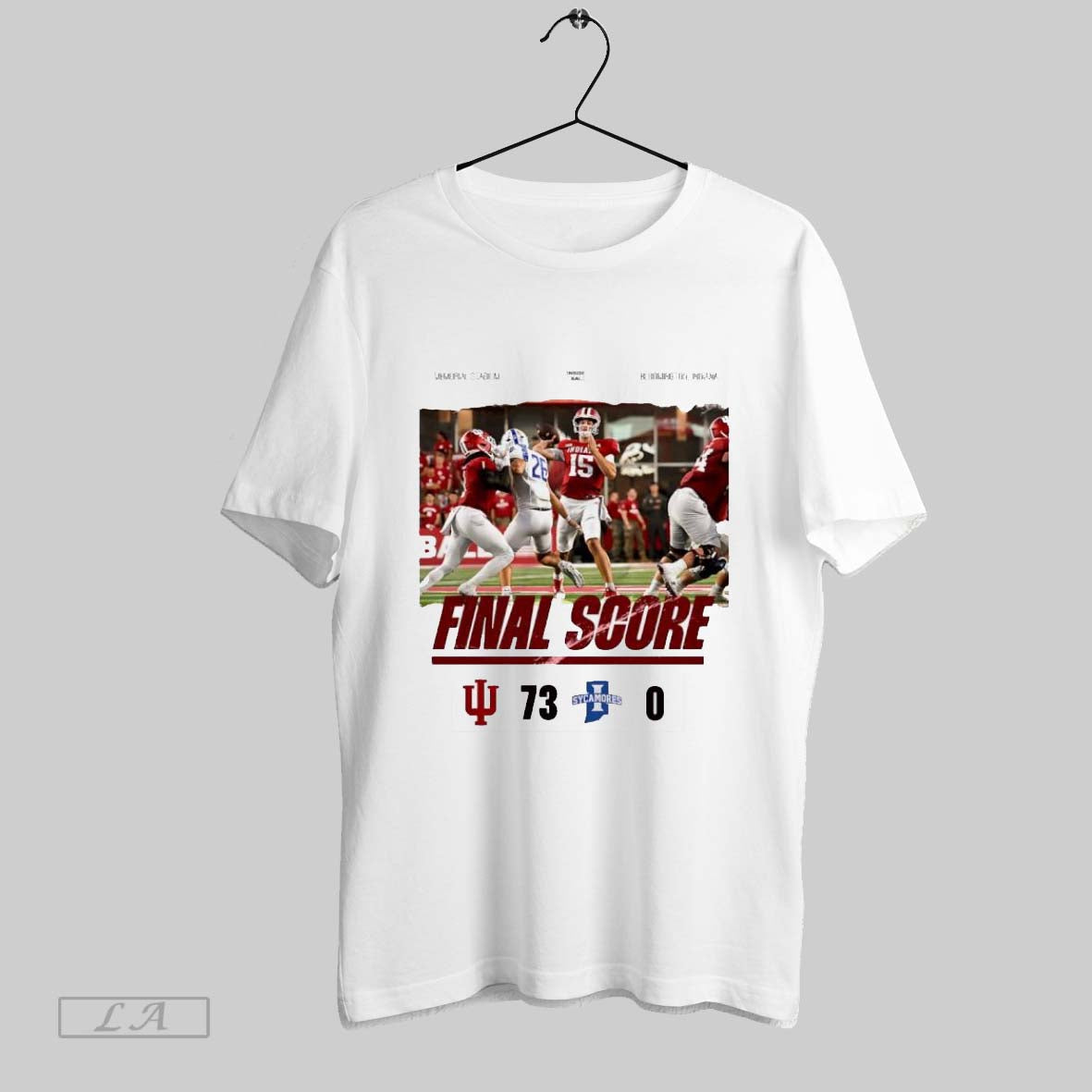 Original Indiana Vs Indiana State Final Score Unisex T-shirt, Sweatshirt, Hoodie, Long Sleeve Tee - T-Shirt, Sweatshirt, Hoodie