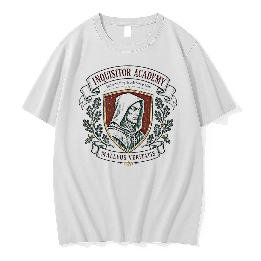 Original Inquisitor Academy Malleus Veritatis Hooded Monk Determining Truth 1486 Tshirts Unisex T-shirt, Sweatshirt, Hoodie, Long Sleeve Tee - T-Shirt, Sweatshirt, Hoodie