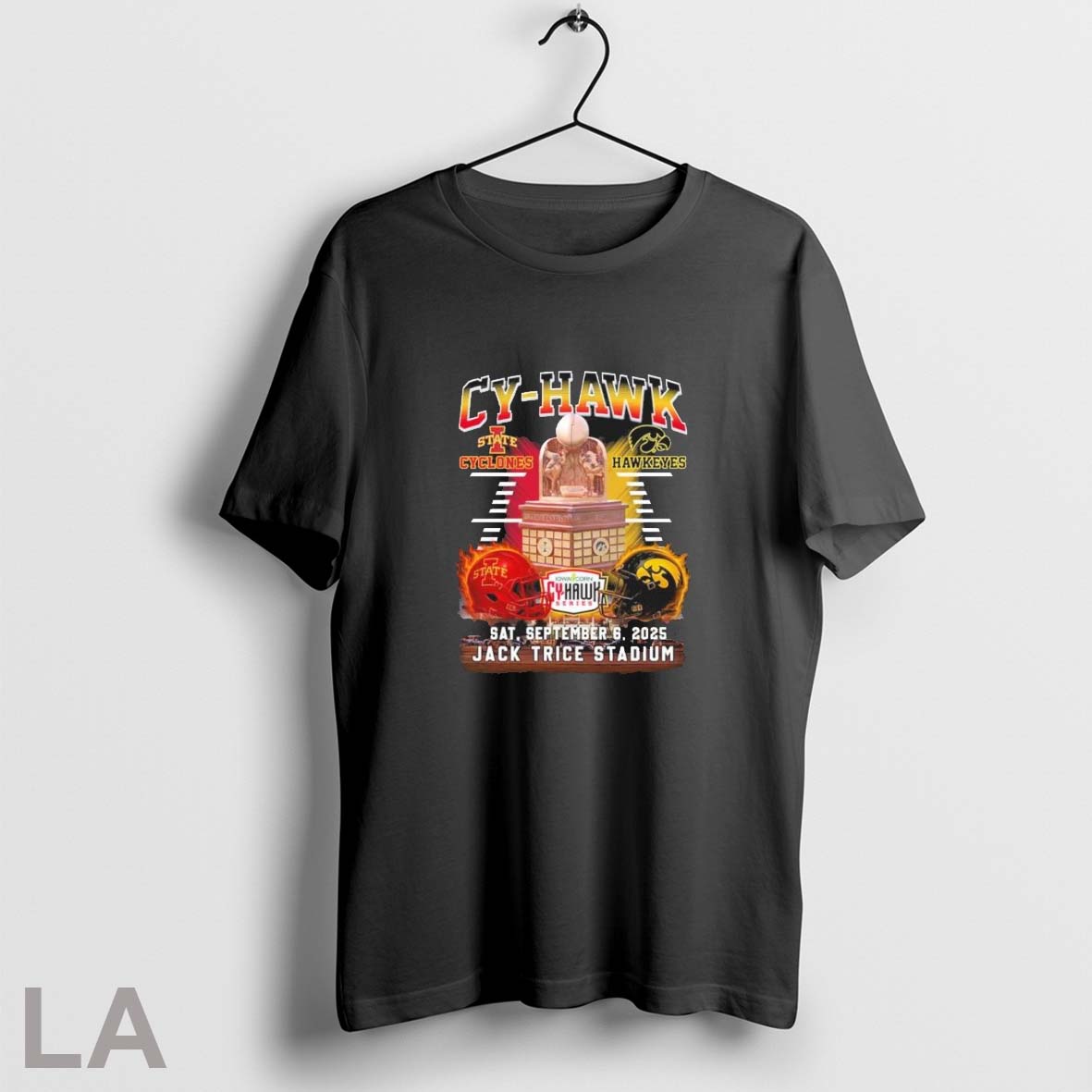 Original Iowa State Cyclones Vs Iowa Hawkeyes 2025 Cy Hawk Jack Trice Stadium Unisex T-shirt, Sweatshirt, Hoodie, Long Sleeve Tee - T-Shirt, Sweatshirt, Hoodie