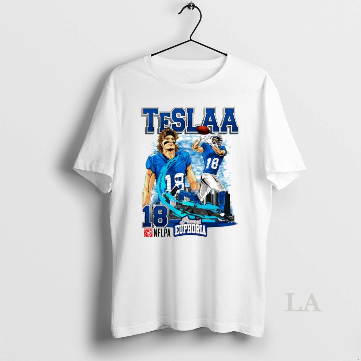 Original Isaac Teslaa 18 Detroit Lions Football Comic Circle T-Shirts, Hoodie, Sweatshirt - T-Shirt, Sweatshirt, Hoodie