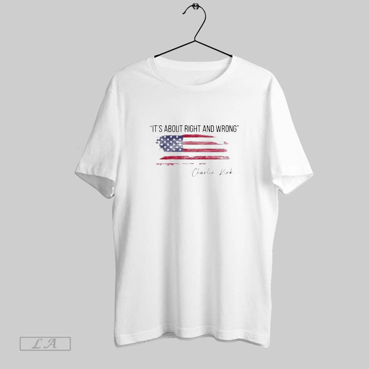 Original Its About Right And Wrong Charlie Kirk Quote Unisex T-shirt, Sweatshirt, Hoodie, Long Sleeve Tee - T-Shirt, Sweatshirt, Hoodie