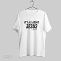 Original Its All About Jesus Stand With Charlie Kirk Support Unisex T-shirt, Sweatshirt, Hoodie, Long Sleeve Tee - T-Shirt, Sweatshirt, Hoodie