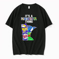 Original Its A Minnesota Thing Vikings Timberwolves Twins Wild State Map Logo Mashup Tshirts - T-Shirt, Sweatshirt, Hoodie