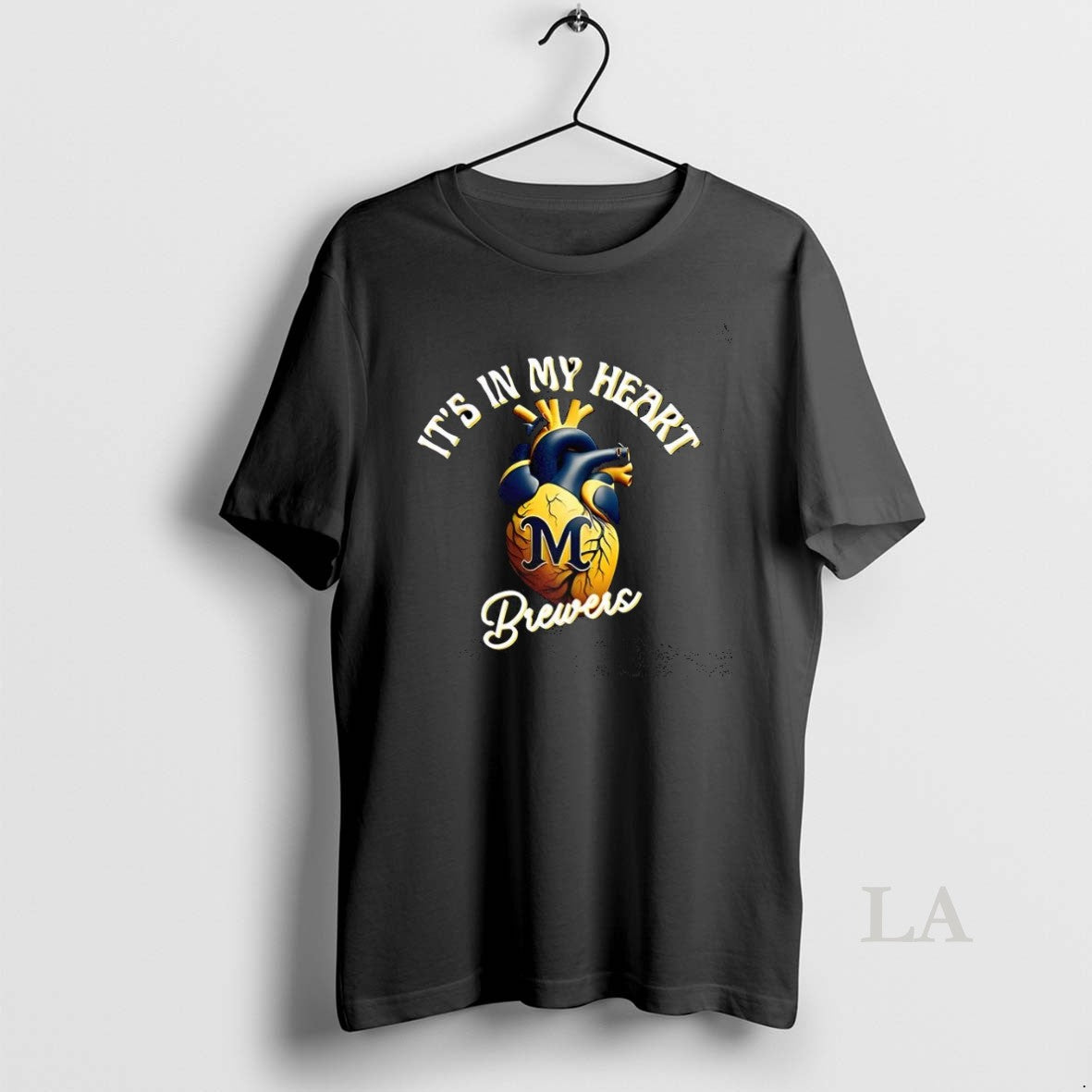 Original Its In My Heart Milwaukee Brewers Baseball Lovers Unisex T-shirt, Sweatshirt, Hoodie, Long Sleeve Tee - T-Shirt, Sweatshirt, Hoodie