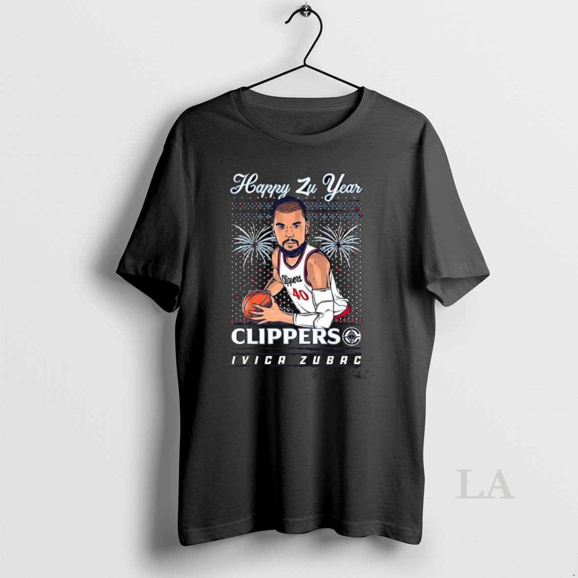 Original Ivica Zubac Happy Zu Year Clippers T-Shirts, Hoodie, Sweatshirt - T-Shirt, Sweatshirt, Hoodie