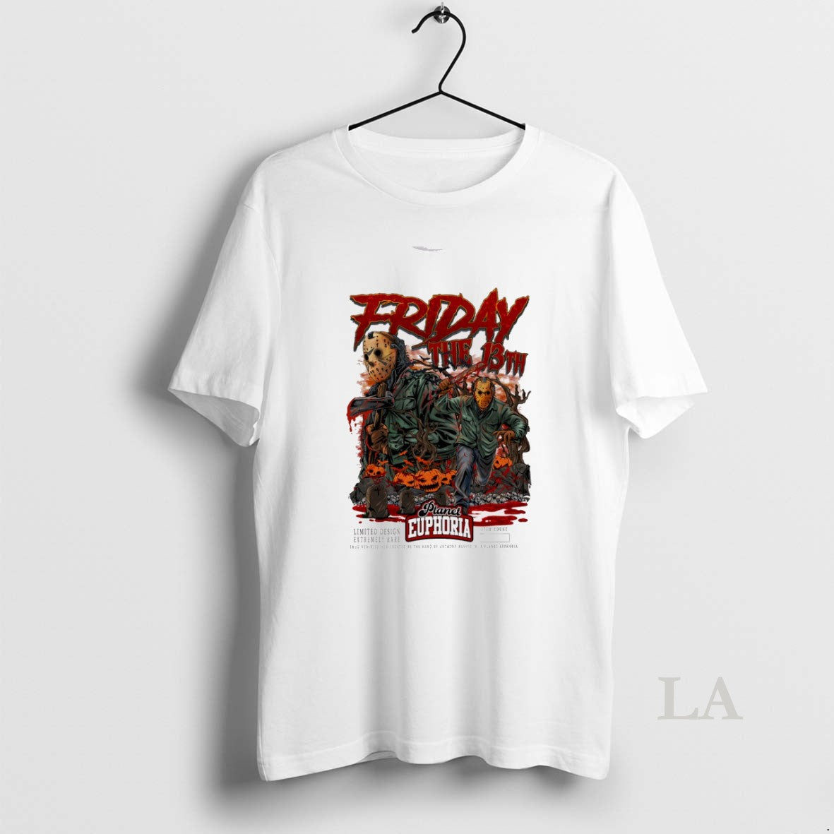 Original Jv Halloween Friday The 13th Planet Euphoria Artwork 2025 Unisex T-shirt, Sweatshirt, Hoodie, Long Sleeve Tee - T-Shirt, Sweatshirt, Hoodie