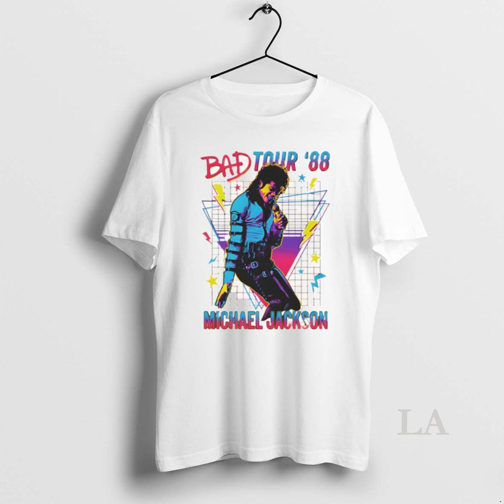 Original Jackson Bad Tour 88 90s Styles Unisex T-shirt, Sweatshirt, Hoodie, Long Sleeve Tee - T-Shirt, Sweatshirt, Hoodie