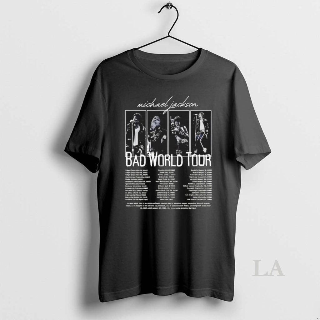 Original Jackson Bad World Tour 2026 Graphic Unisex T-shirt, Sweatshirt, Hoodie, Long Sleeve Tee - T-Shirt, Sweatshirt, Hoodie