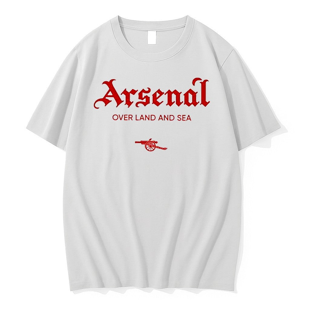 Original Jarsenal Over Land And Sea Tshirts Jpg Unisex T-shirt, Sweatshirt, Hoodie, Long Sleeve Tee - T-Shirt, Sweatshirt, Hoodie