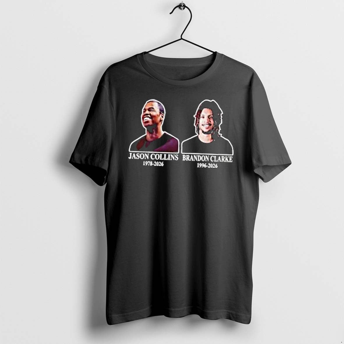 Original Jason Collins 1978 2026 And Brandon Clarke 1996 2026 Tshirts Jpg Unisex T-shirt, Sweatshirt, Hoodie, Long Sleeve Tee - T-Shirt, Sweatshirt, Hoodie