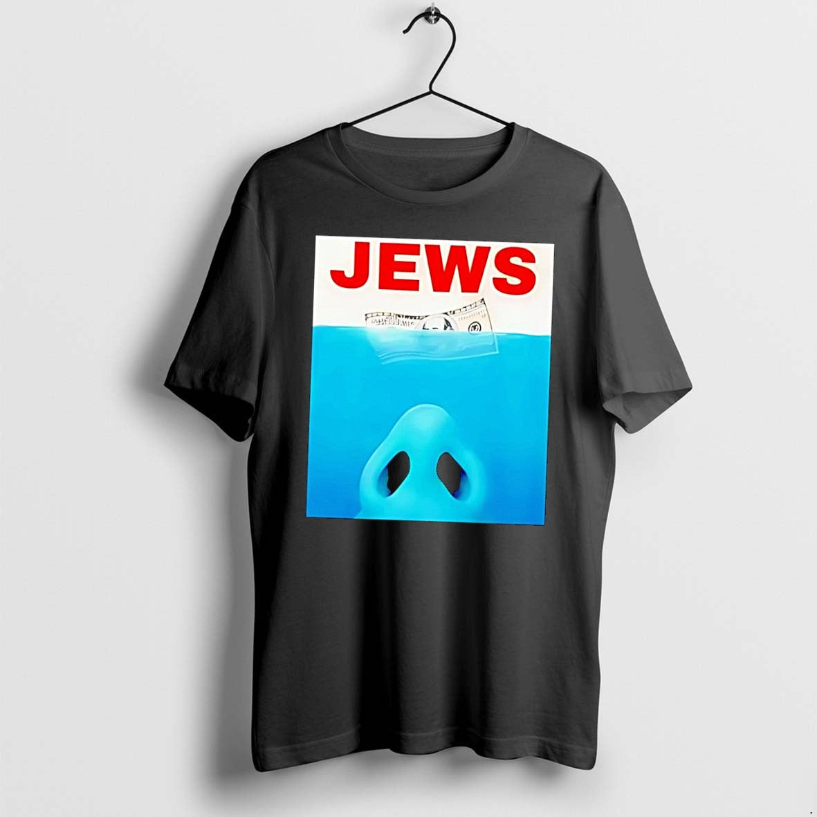 Original Jaws X Jews Dolar Black Tshirts Jpg Unisex T-shirt, Sweatshirt, Hoodie, Long Sleeve Tee - T-Shirt, Sweatshirt, Hoodie