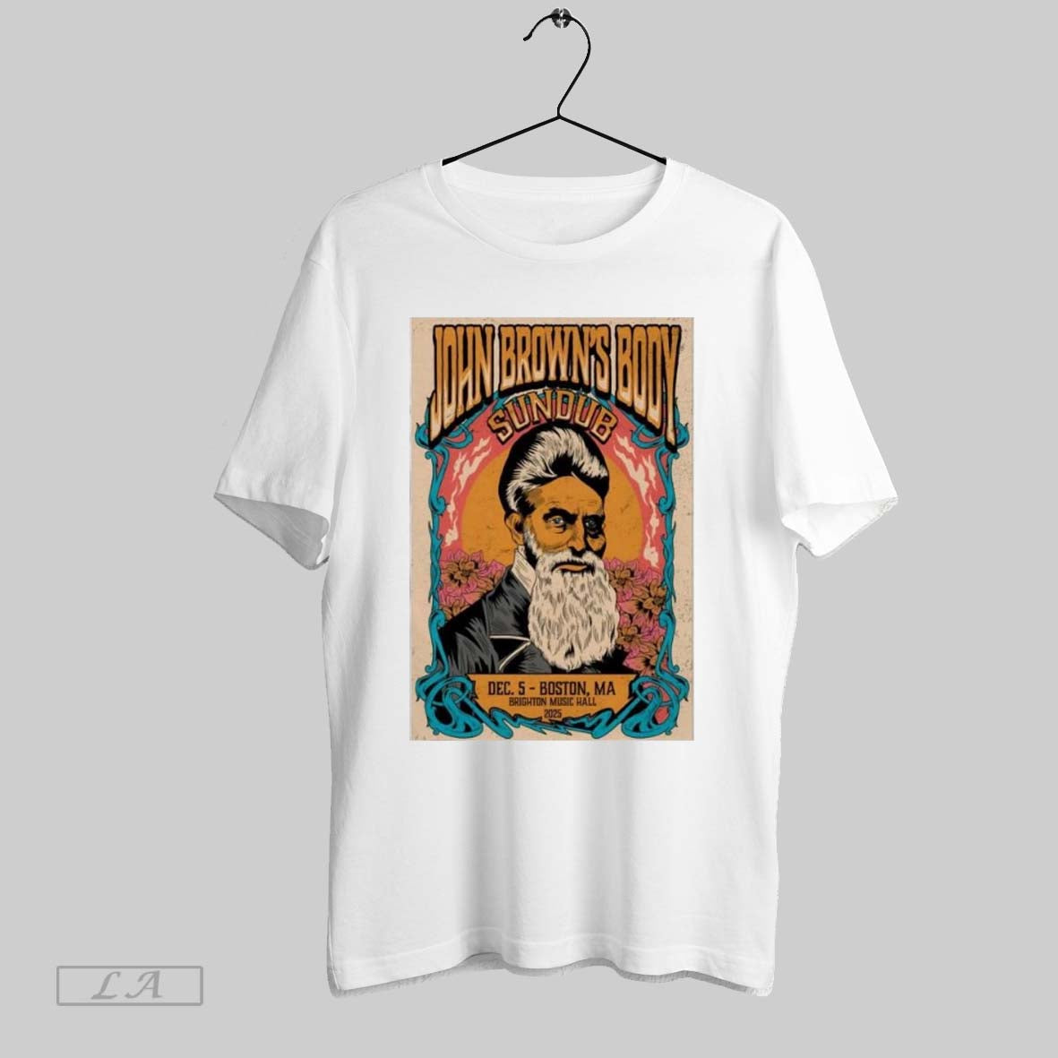 Original John Browns Body Brighton Music Hall Boston Ma Dec 5 2025 Unisex T-shirt, Sweatshirt, Hoodie, Long Sleeve Tee - T-Shirt, Sweatshirt, Hoodie