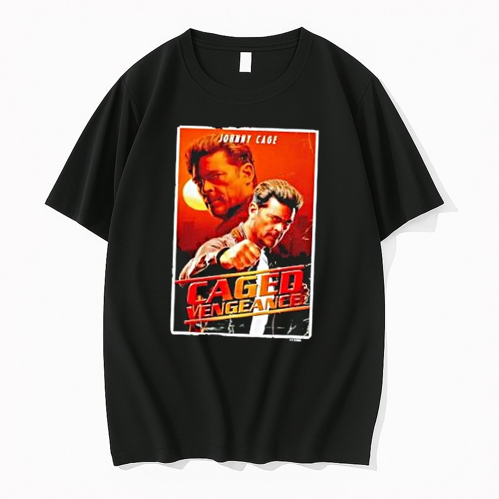 Original Johnny Cage Caged Vengeance Tshirts Jpg Unisex T-shirt, Sweatshirt, Hoodie, Long Sleeve Tee - T-Shirt, Sweatshirt, Hoodie