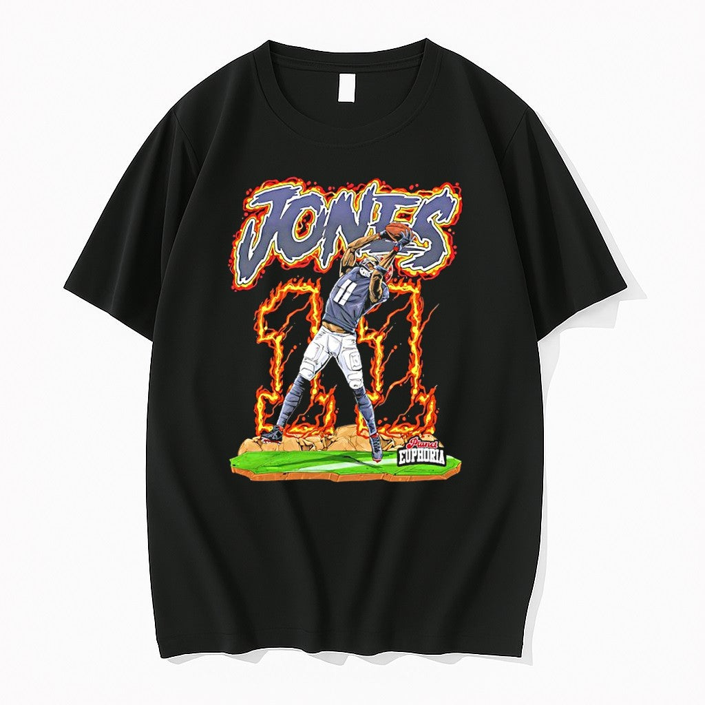 Original Julio Jones 11 Atlanta Falcons Football Flame Comic Tshirts Jpg Unisex T-shirt, Sweatshirt, Hoodie, Long Sleeve Tee - T-Shirt, Sweatshirt, Hoodie