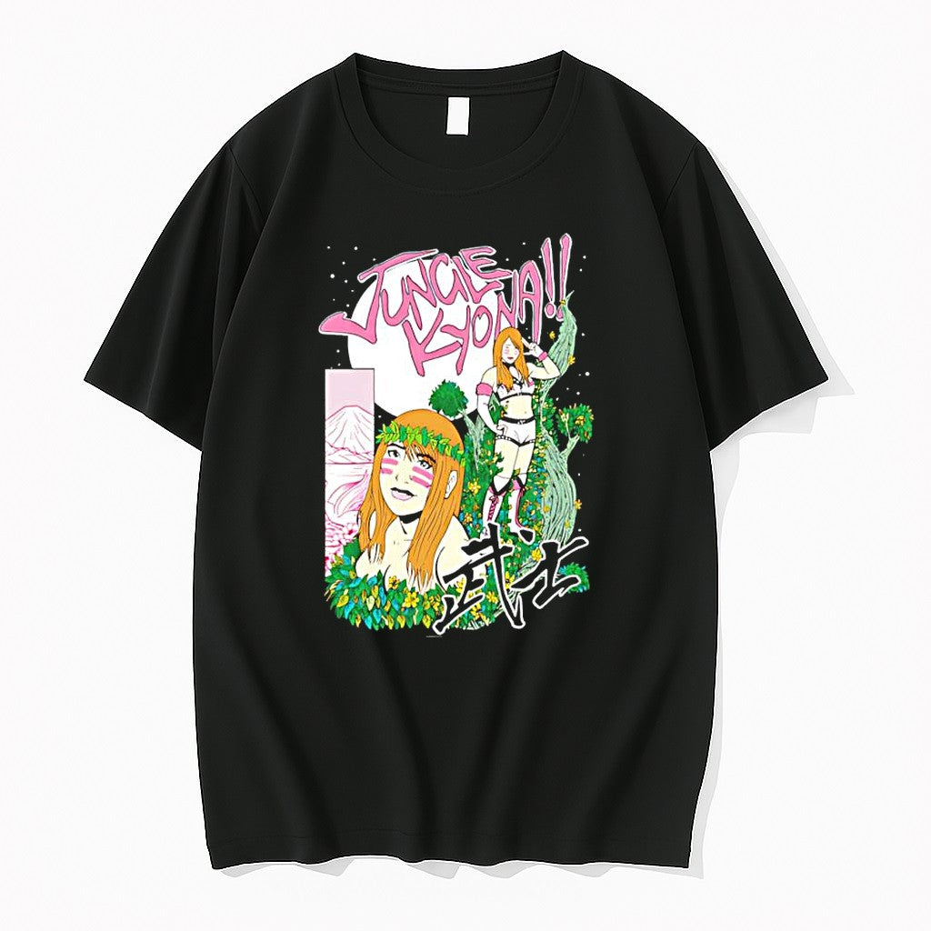 Original Jungle Kyona Bushi Warrior Pro Wrestling Tshirts Jpg Unisex T-shirt, Sweatshirt, Hoodie, Long Sleeve Tee - T-Shirt, Sweatshirt, Hoodie