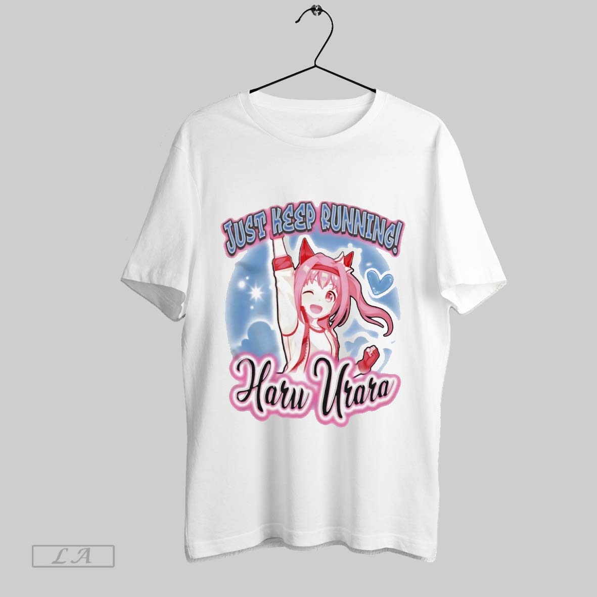 Original Just Keep Running Haru Urara Unisex T-shirt, Sweatshirt, Hoodie, Long Sleeve Tee - T-Shirt, Sweatshirt, Hoodie