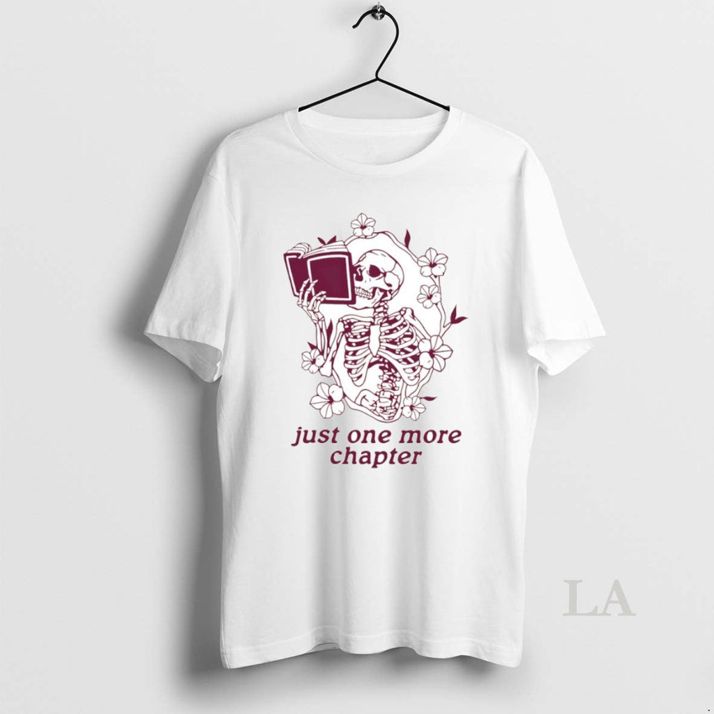Original Just One More Chapter Skeleton Circle T-Shirts, Hoodie, Sweatshirt - T-Shirt, Sweatshirt, Hoodie