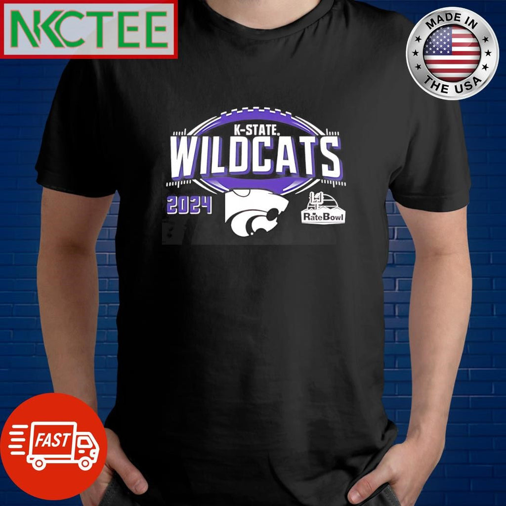 Original K-State Wildcats football 2024 Rate Bowl Bound shirt Unisex T-shirt, Sweatshirt, Hoodie, Long Sleeve Tee - T-Shirt, Sweatshirt, Hoodie