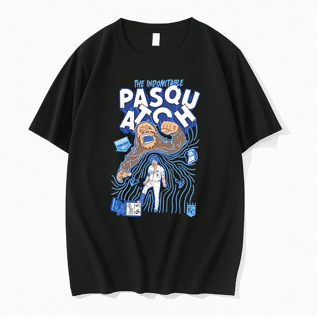 Original Kc Royals The Indomitable Pasquatch 2026 Tee Tshirts Jpg Unisex T-shirt, Sweatshirt, Hoodie, Long Sleeve Tee - T-Shirt, Sweatshirt, Hoodie