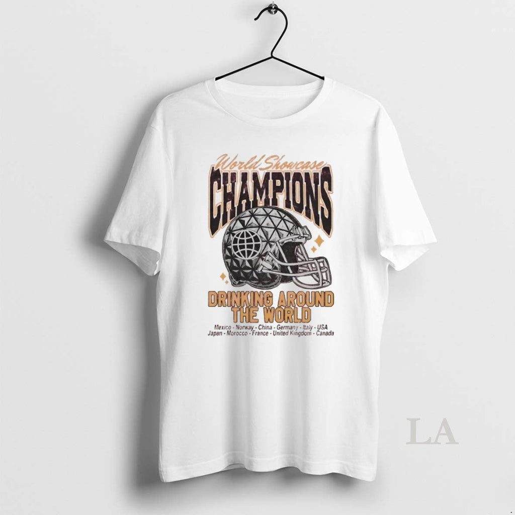Original Kc Variant World Showcase Champions Drinking Around The World Unisex T-shirt, Sweatshirt, Hoodie, Long Sleeve Tee - T-Shirt, Sweatshirt, Hoodie