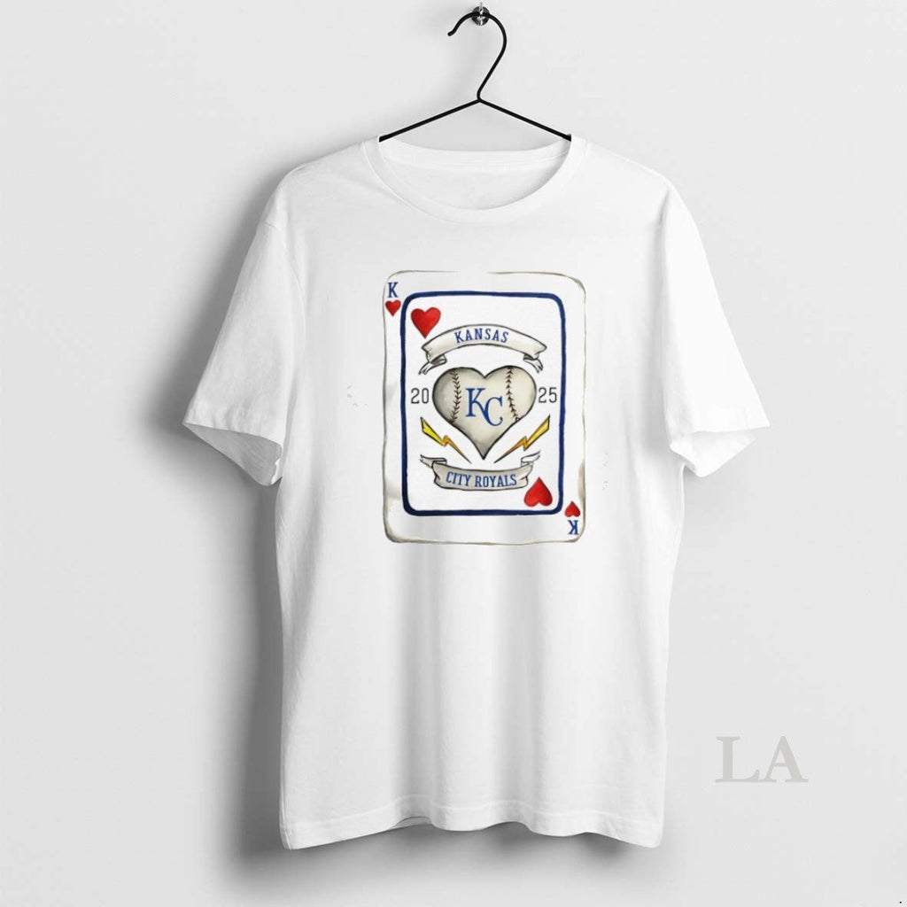 Original Kansas City Royals Playcard 2025 Unisex T-shirt, Sweatshirt, Hoodie, Long Sleeve Tee - T-Shirt, Sweatshirt, Hoodie