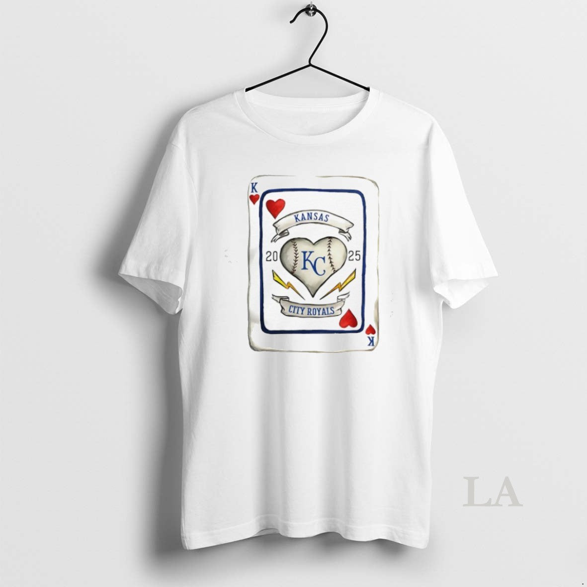 Original Kansas City Royals Playcard 2025 Unisex T-shirt, Sweatshirt, Hoodie, Long Sleeve Tee - T-Shirt, Sweatshirt, Hoodie