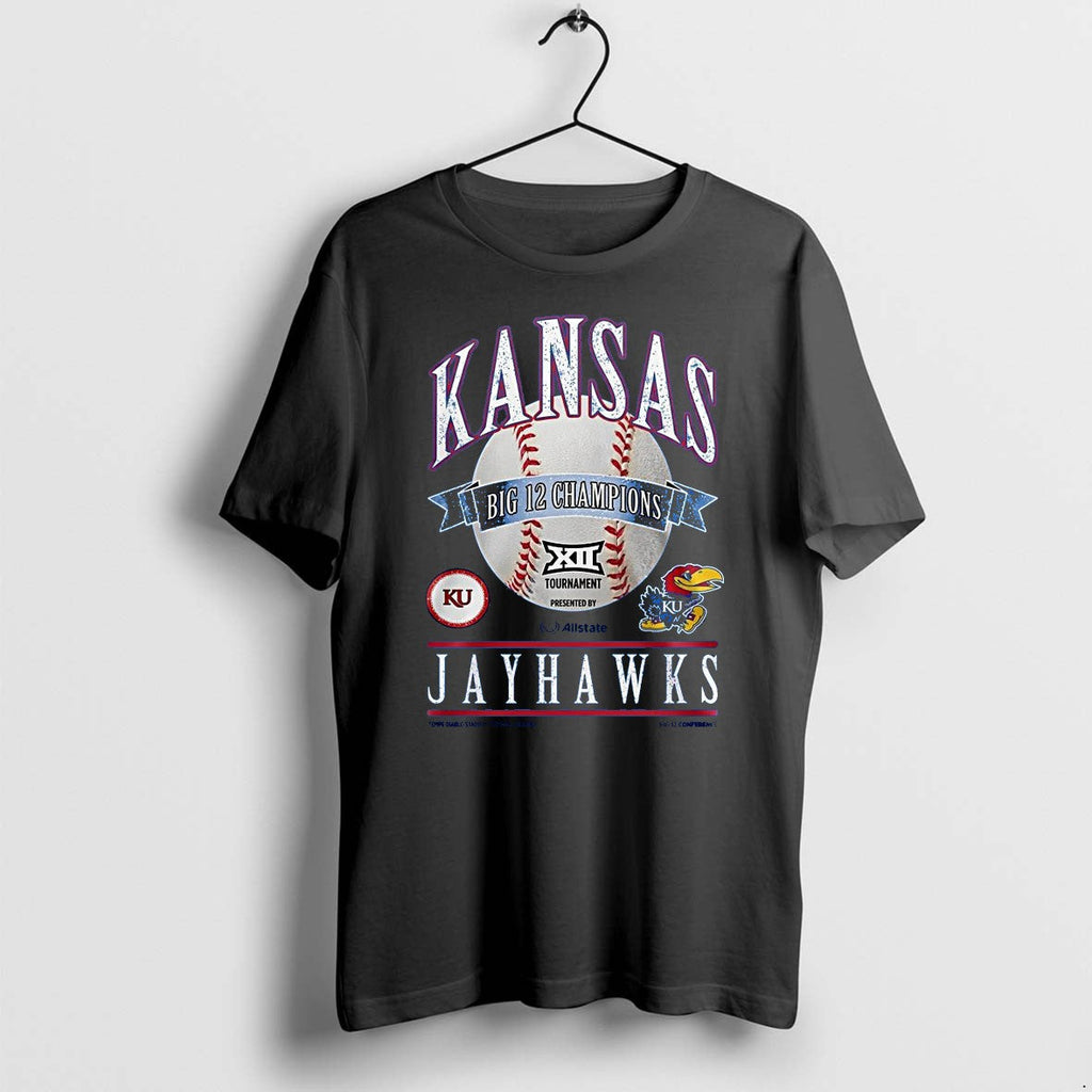Original Kansas Jayhawks 2026 Big 12 Baseball Tournament Champions 1 Tshirts Unisex T-shirt, Sweatshirt, Hoodie, Long Sleeve Tee - T-Shirt, Sweatshirt, Hoodie