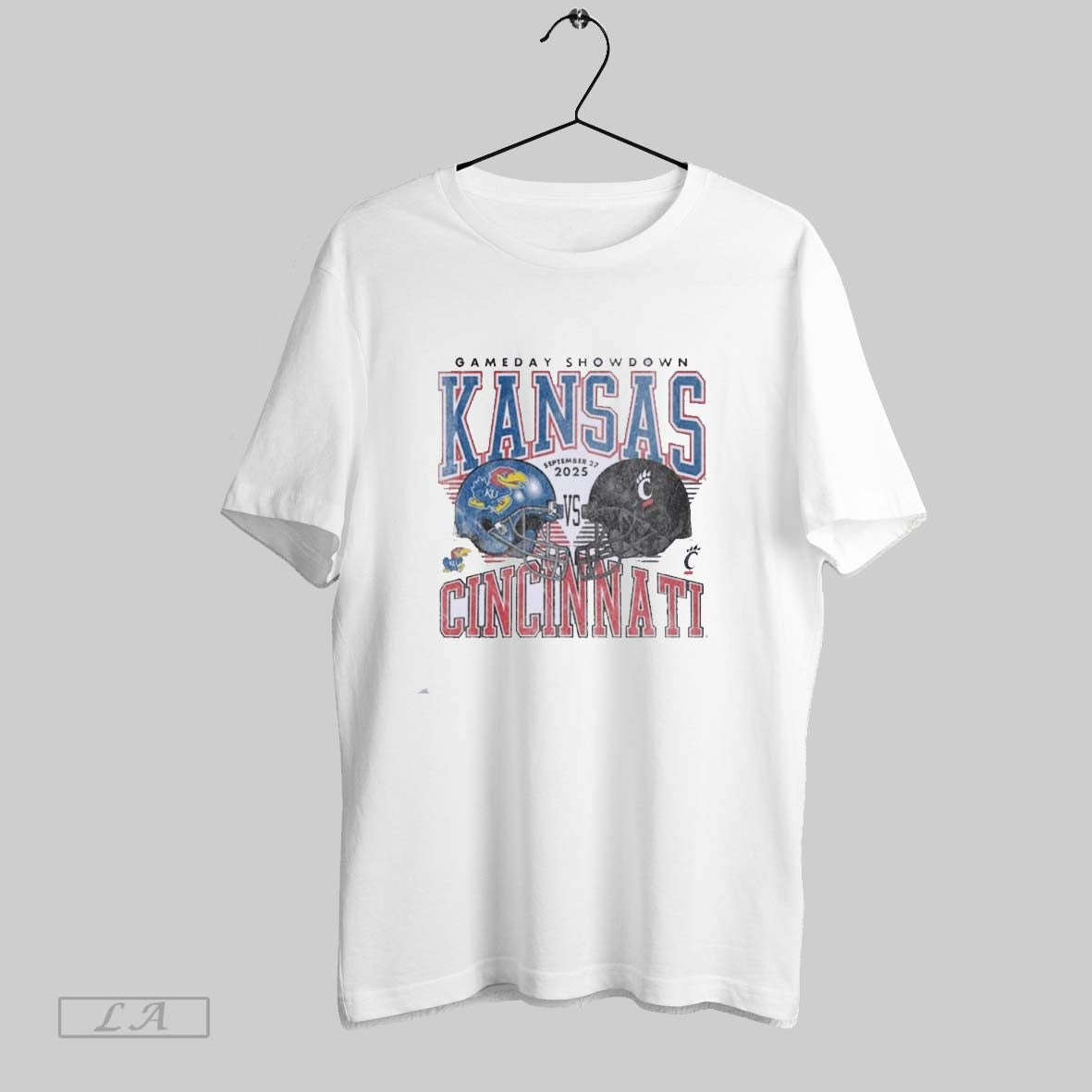 Original Kansas Jayhawks Vs Cincinnati Bearcats 2025 Gameday Showdown Unisex T-shirt, Sweatshirt, Hoodie, Long Sleeve Tee - T-Shirt, Sweatshirt, Hoodie