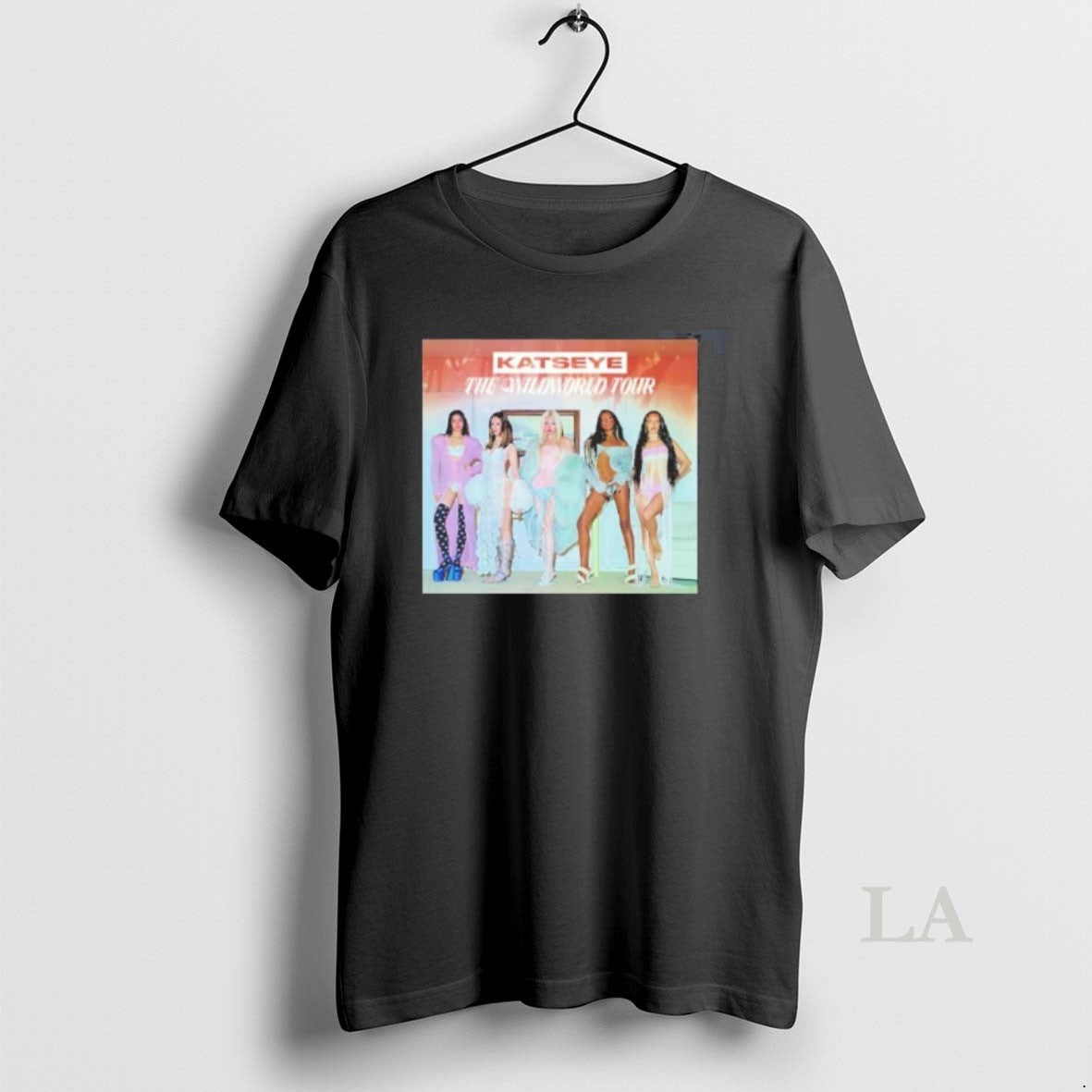 Original Katseye The Wildworld Tour 2026 Schedule Dates Two Sided Unisex T-shirt, Sweatshirt, Hoodie, Long Sleeve Tee - T-Shirt, Sweatshirt, Hoodie