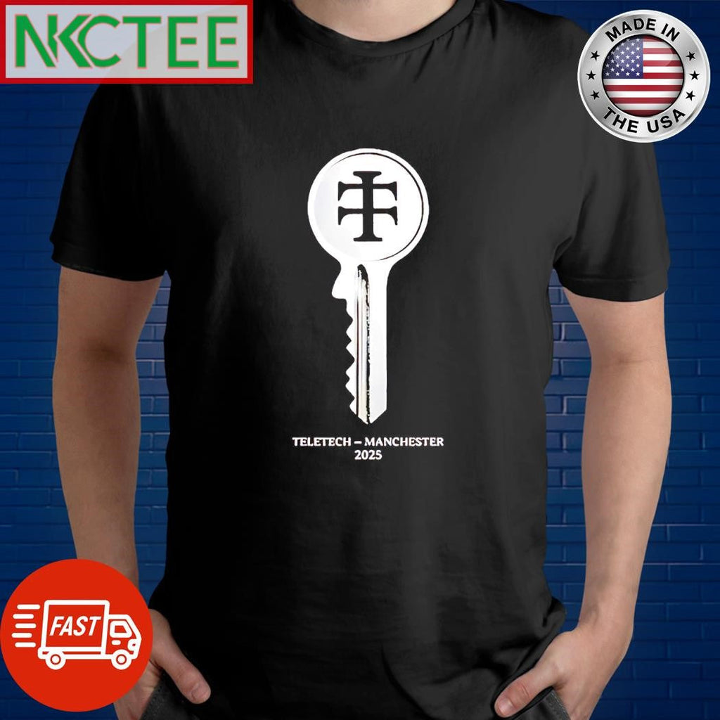 Original Key teletech Manchester 2025 shirt Unisex T-shirt, Sweatshirt, Hoodie, Long Sleeve Tee - T-Shirt, Sweatshirt, Hoodie