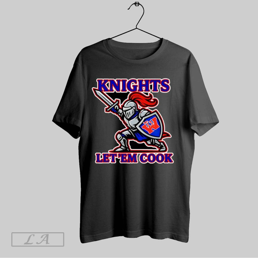 Original Knights Let Em Cook Knight Sword And Shield Hoodie Sweater Longsleeve And V Neck Unisex T-shirt, Sweatshirt, Hoodie, Long Sleeve Tee - T-Shirt, Sweatshirt, Hoodie