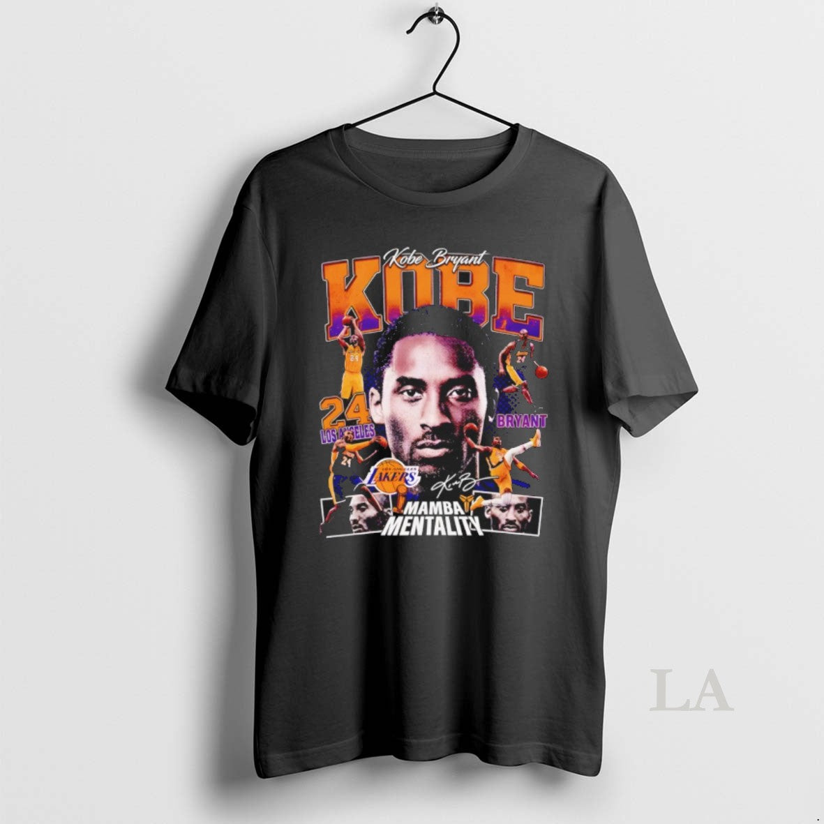 Original Kobe Bryant Mamba Mentality 24 Los Angeles Lakers Basketball Signature Unisex T-shirt, Sweatshirt, Hoodie, Long Sleeve Tee - T-Shirt, Sweatshirt, Hoodie