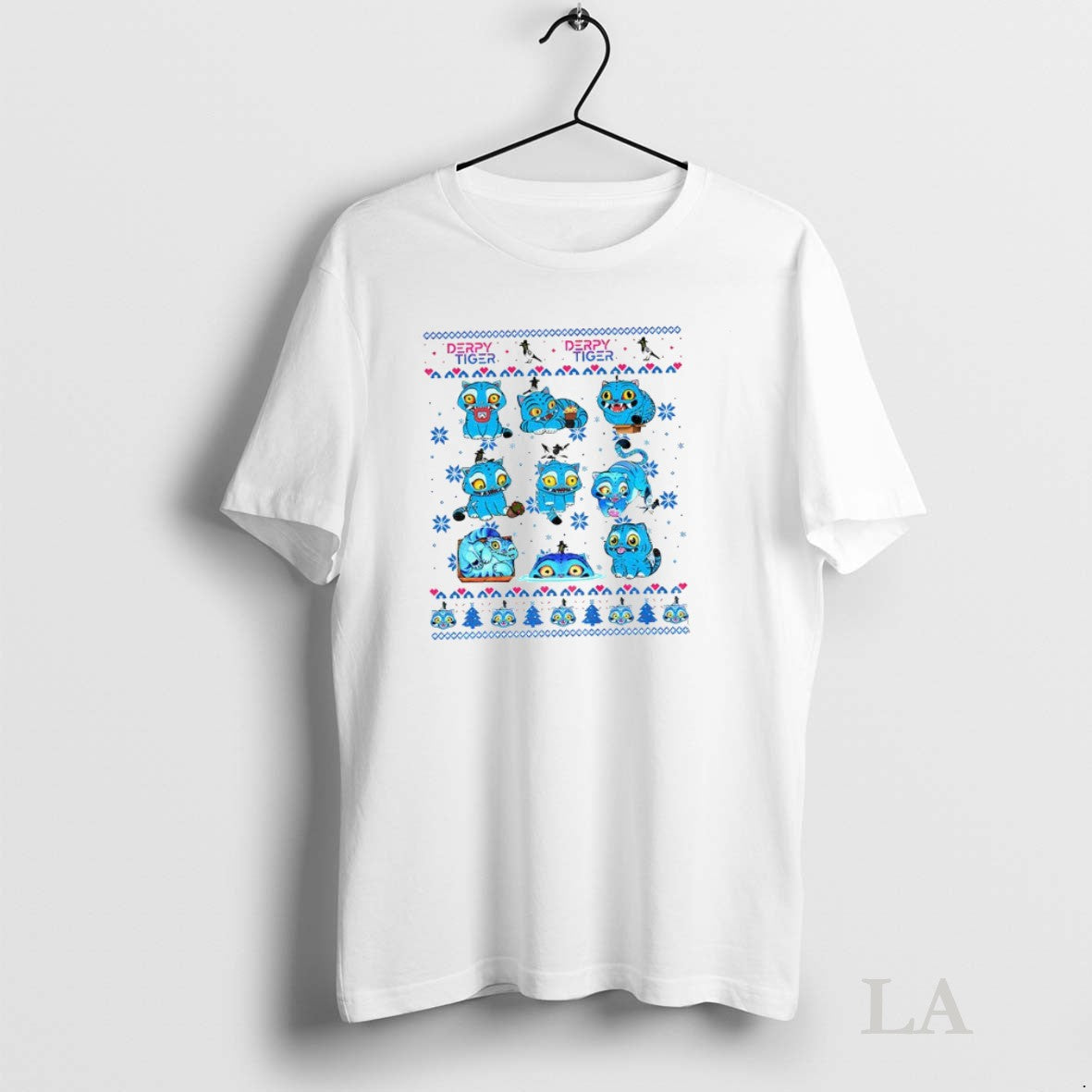 Original Kpop Derpy The Tiger Demon Hunter Saja Boys Huntrix Christmas Graphic Unisex T-shirt, Sweatshirt, Hoodie, Long Sleeve Tee - T-Shirt, Sweatshirt, Hoodie