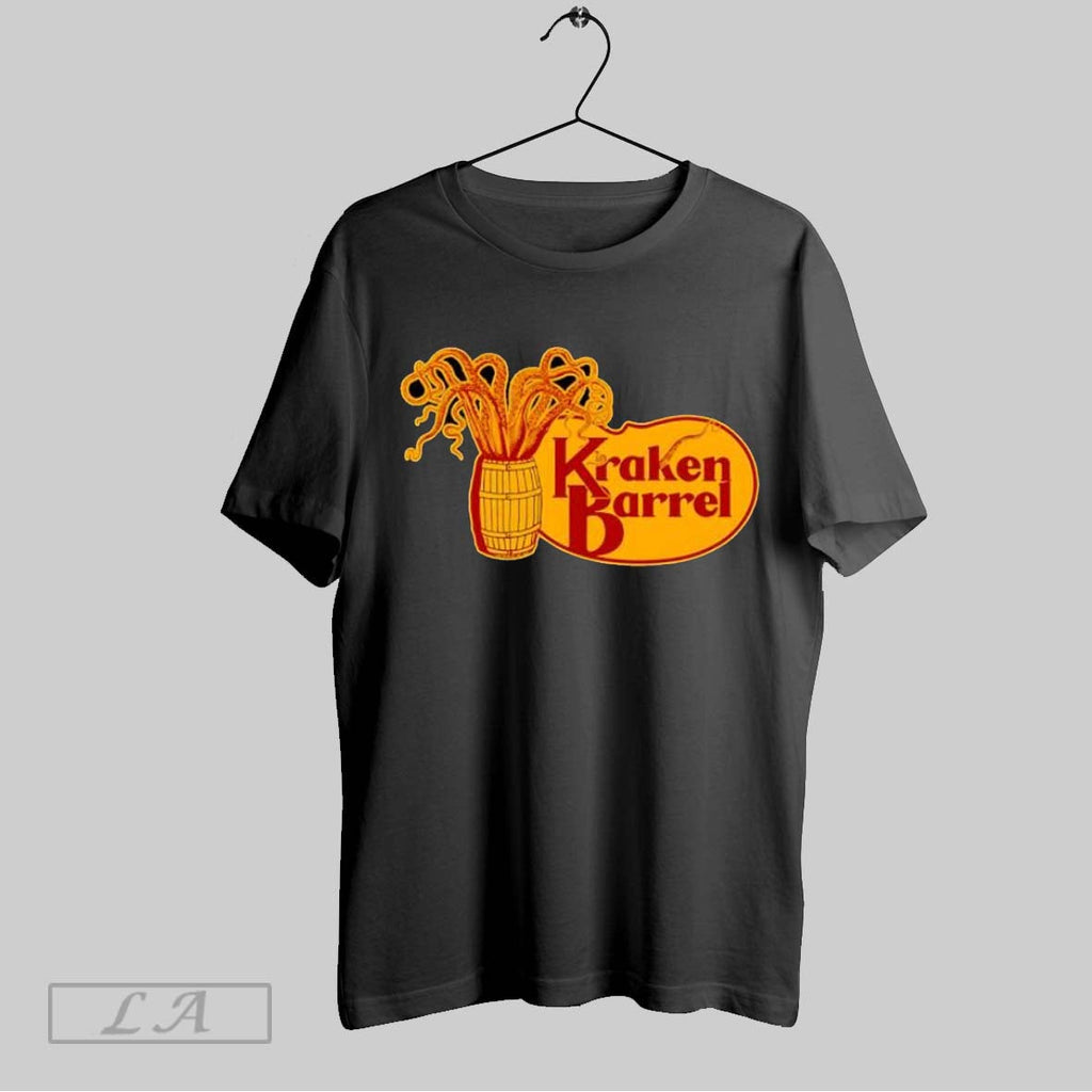 Original Kraken Barrel Octopus Tentacles Coming Out Of A Barrel Unisex T-shirt, Sweatshirt, Hoodie, Long Sleeve Tee - T-Shirt, Sweatshirt, Hoodie