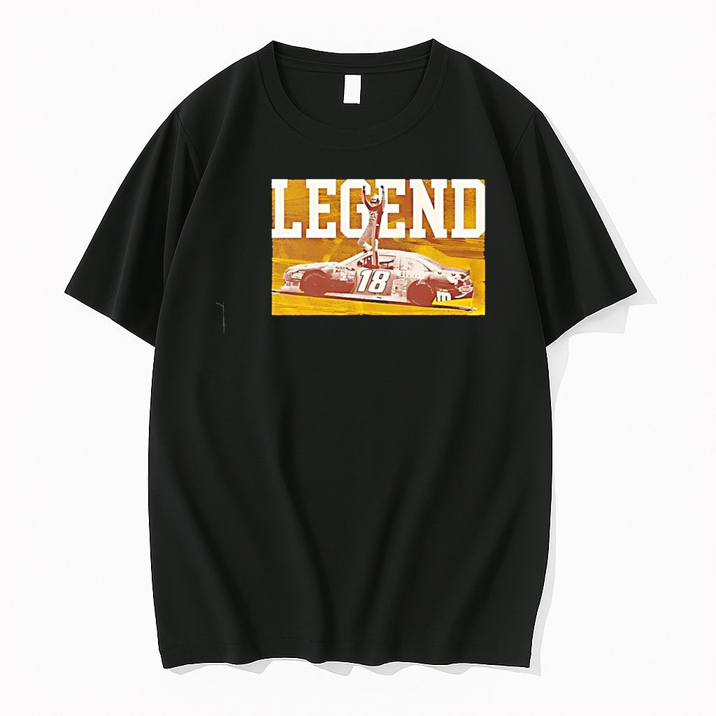 Original Kyle Busch Number 18 Mms Joe Gibbs Racing Nascar Cup Series Victory Legend Tshirts - T-Shirt, Sweatshirt, Hoodie