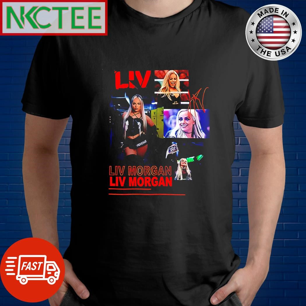 Original LIV Liv Morgan signature vintage shirt Unisex T-shirt, Sweatshirt, Hoodie, Long Sleeve Tee - T-Shirt, Sweatshirt, Hoodie