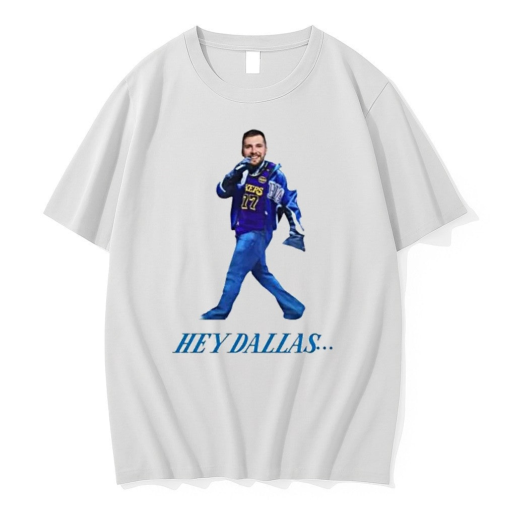 Original Lakers Luka Doncic Hey Dallas Tee Tshirts Jpg Unisex T-shirt, Sweatshirt, Hoodie, Long Sleeve Tee - T-Shirt, Sweatshirt, Hoodie