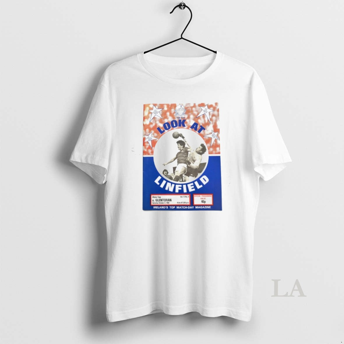 Original Linfield And Glentoran Look At Linfield Irelands Top Match Day Magazine Vintage Unisex T-shirt, Sweatshirt, Hoodie, Long Sleeve Tee - T-Shirt, Sweatshirt, Hoodie