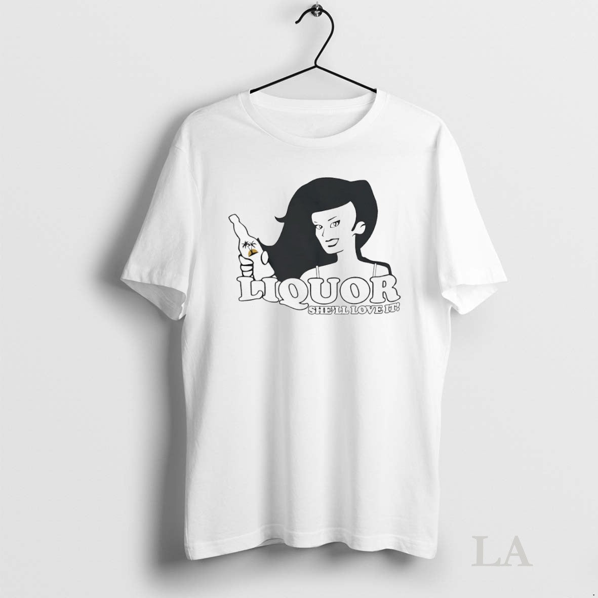 Original Liquor Where She Likes It Unisex T-shirt, Sweatshirt, Hoodie, Long Sleeve Tee - T-Shirt, Sweatshirt, Hoodie