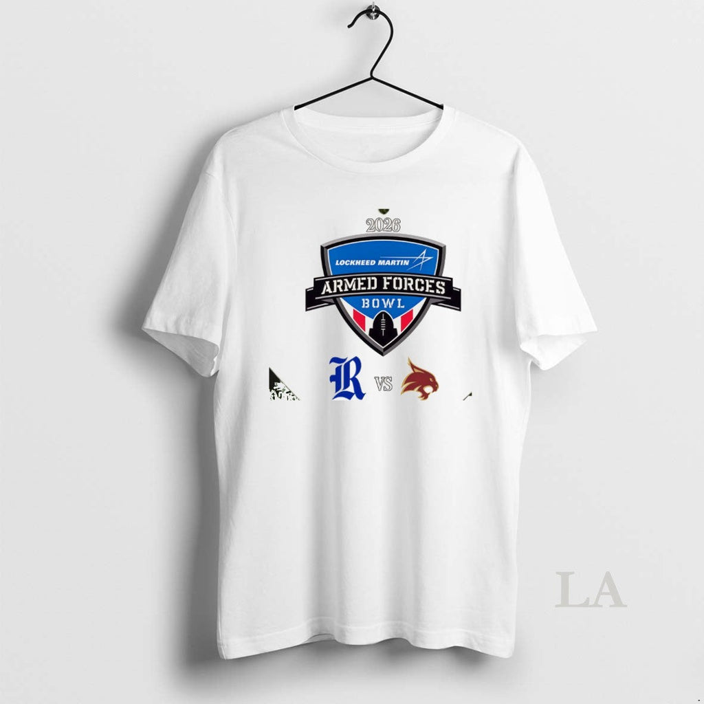 Original Lockheed Martin Armed Forces Bowl 2026 Texas State Bobcats Vs Rice Owls Logo T-Shirts, Hoodie, Sweatshirt - T-Shirt, Sweatshirt, Hoodie