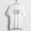 Original Los Angeles Dodgers Jesus Won Its An La Thing Unisex T-shirt, Sweatshirt, Hoodie, Long Sleeve Tee - T-Shirt, Sweatshirt, Hoodie
