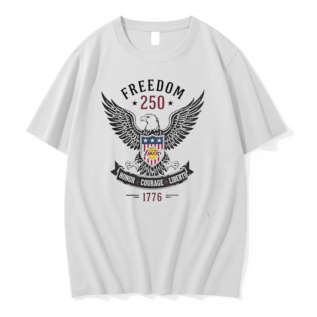 Original Los Angeles Lakers Celebrating Freedom 250 Honor Tee Tshirts Jpg Unisex T-shirt, Sweatshirt, Hoodie, Long Sleeve Tee - T-Shirt, Sweatshirt, Hoodie