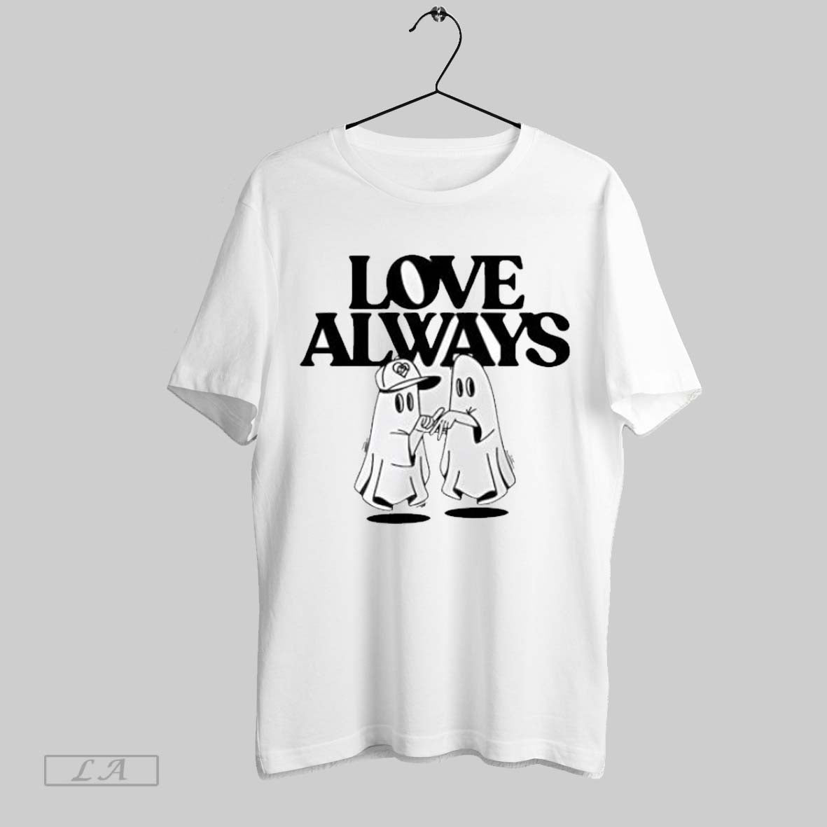 Original Love Always Ghost Couple Friendship Goal Cool Graphic Unisex T-shirt, Sweatshirt, Hoodie, Long Sleeve Tee - T-Shirt, Sweatshirt, Hoodie