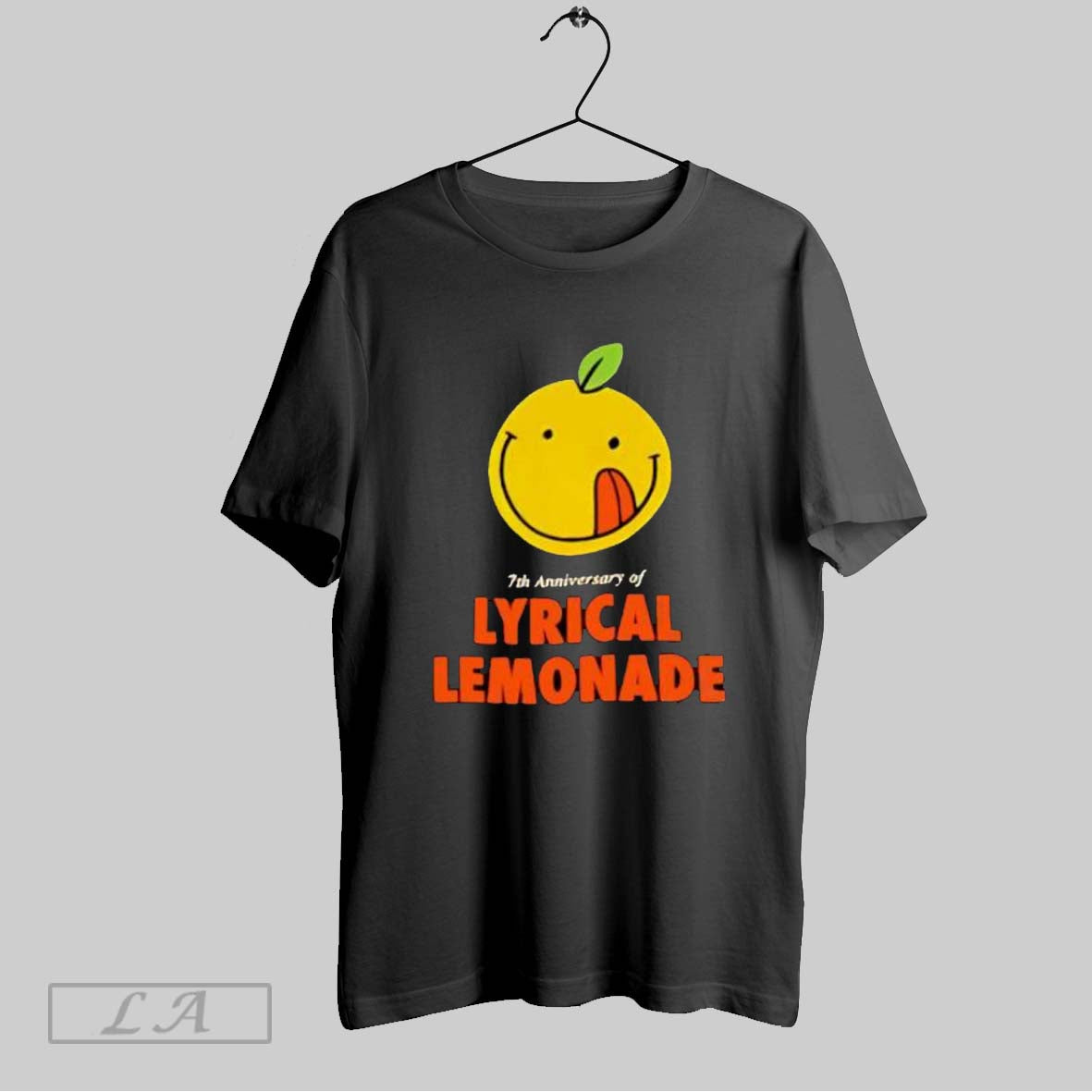 Original Lyrical Lemonade 7th Anniversary Smiley Lemon Face Unisex T-shirt, Sweatshirt, Hoodie, Long Sleeve Tee - T-Shirt, Sweatshirt, Hoodie