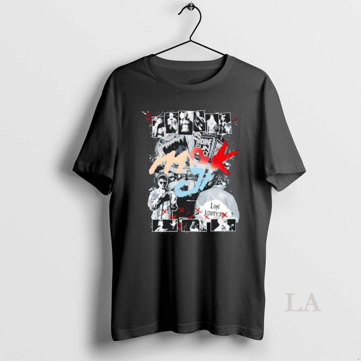 Original Mgk Machine Gun Kelly Lost Americana Tour Vintage Unisex T-shirt, Sweatshirt, Hoodie, Long Sleeve Tee - T-Shirt, Sweatshirt, Hoodie
