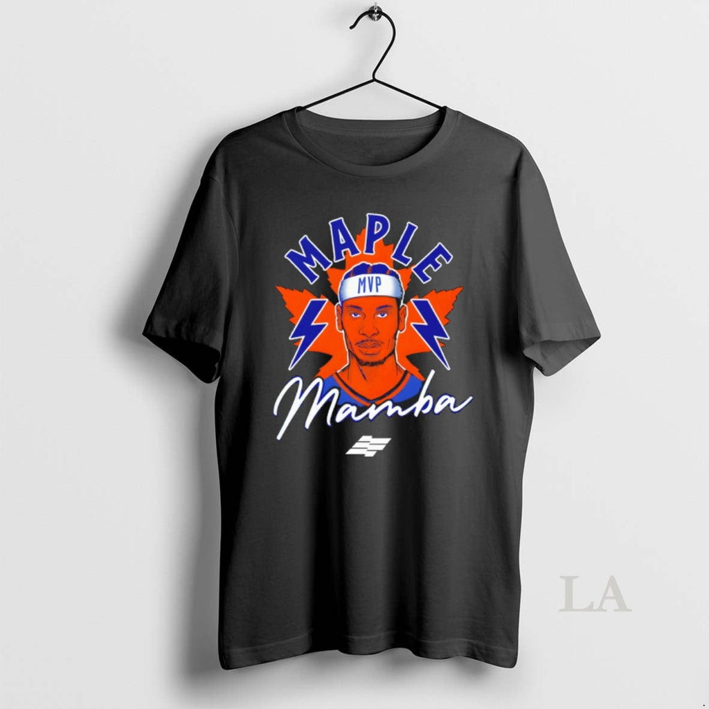 Original Maple Mamba Shai Gilgeous Alexander Oklahoma City Thunder Basketball Nba 2026 Unisex T-shirt, Sweatshirt, Hoodie, Long Sleeve Tee - T-Shirt, Sweatshirt, Hoodie